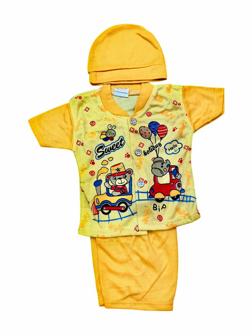 Adorable "Sweet Holiday" 3-Piece Baby Girl Outfit