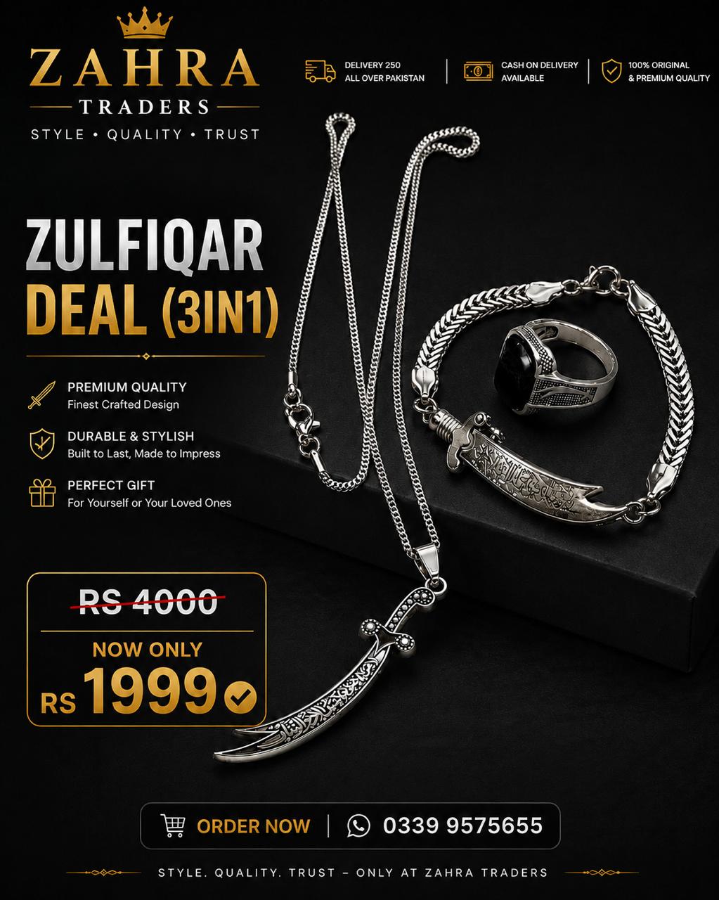 Zulfiqar 3-in-1 Premium Men's Deal